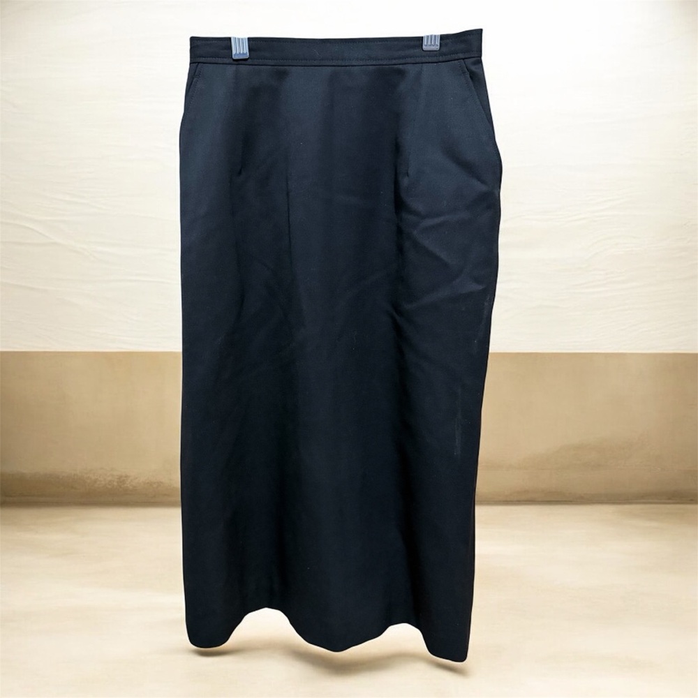 Brooks Brothers Classic Black Maxi Skirt